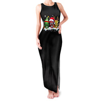 Skeleton Santa Claus Family Matching Tank Maxi Dress and Hawaiian Shirt Sugar Santa Claus Ho Ho Ho - Wonder Print Shop