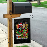 Skeleton Santa Claus Garden Flag Sugar Santa Claus Ho Ho Ho - Wonder Print Shop