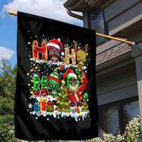 Skeleton Santa Claus Garden Flag Sugar Santa Claus Ho Ho Ho - Wonder Print Shop