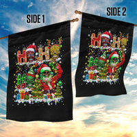 Skeleton Santa Claus Garden Flag Sugar Santa Claus Ho Ho Ho - Wonder Print Shop