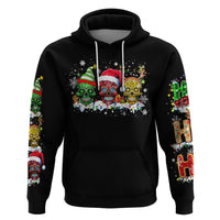 Skeleton Santa Claus Hoodie Sugar Santa Claus Ho Ho Ho - Wonder Print Shop