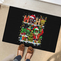 Skeleton Santa Claus Rubber Doormat Sugar Santa Claus Ho Ho Ho - Wonder Print Shop