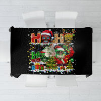 Skeleton Santa Claus Tablecloth Sugar Santa Claus Ho Ho Ho - Wonder Print Shop