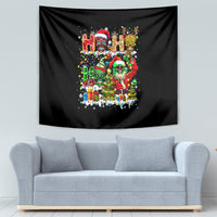 Skeleton Santa Claus Tapestry Sugar Santa Claus Ho Ho Ho - Wonder Print Shop
