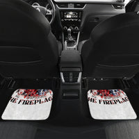 Skull Santa Claus Car Mats I Heard Santa On The Roof So I Turned On Fireplace - Wonder Print Shop