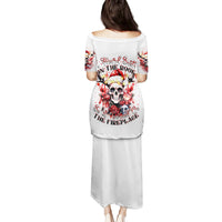 Skull Santa Claus Family Matching Puletasi Dress and Hawaiian Shirt I Heard Santa On The Roof So I Turned On Fireplace - Wonder Print Shop