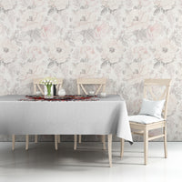 Skull Santa Claus Tablecloth I Heard Santa On The Roof So I Turned On Fireplace - Wonder Print Shop