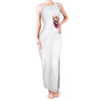 Skull Santa Claus Tank Maxi Dress I Heard Santa On The Roof So I Turned On Fireplace - Wonder Print Shop