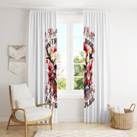 Skull Santa Claus Window Curtain I Heard Santa On The Roof So I Turned On Fireplace - Wonder Print Shop