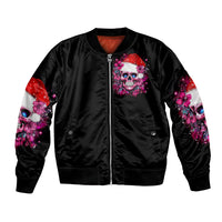 Skull Santa Claus Bomber Jacket I'm So Good Santa Came Juice - Wonder Print Shop
