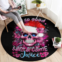 skull-santa-claus-round-carpet-im-so-good-santa-came-juice