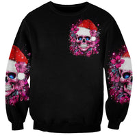 Skull Santa Claus Sweatshirt I'm So Good Santa Came Juice - Wonder Print Shop