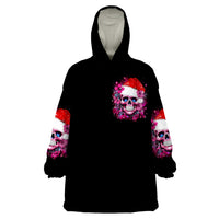 Skull Santa Claus Wearable Blanket Hoodie I'm So Good Santa Came Juice - Wonder Print Shop