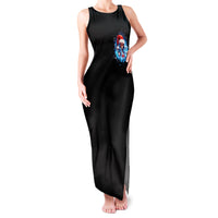 Skull Santa Girl Family Matching Tank Maxi Dress and Hawaiian Shirt Iam A Sweet Girl But If You Piss Me Off, I Alway Full Of Crazy - Wonder Print Shop