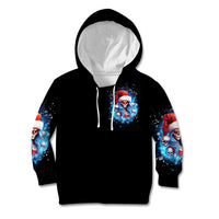 Skull Santa Girl Kid Hoodie Iam A Sweet Girl But If You Piss Me Off, I Alway Full Of Crazy - Wonder Print Shop