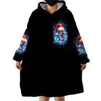Skull Santa Girl Wearable Blanket Hoodie Iam A Sweet Girl But If You Piss Me Off, I Alway Full Of Crazy - Wonder Print Shop