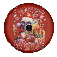 Skeleton Santa Claus Spare Tire Cover I'm Just Here For The Ho Ho Ho - Wonder Print Shop