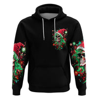 Skull Santa Girl Hoodie Is This Jolly Enough - Wonder Print Shop