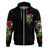 Skull Santa Girl Hoodie Is This Jolly Enough - Wonder Print Shop