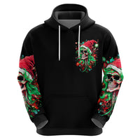 Skull Santa Girl Hoodie Is This Jolly Enough - Wonder Print Shop