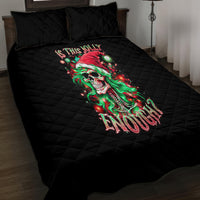Skull Santa Girl Quilt Bed Set Is This Jolly Enough - Wonder Print Shop