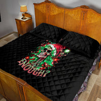 Skull Santa Girl Quilt Bed Set Is This Jolly Enough - Wonder Print Shop