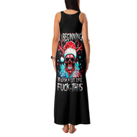 Skull Santa Claus Family Matching Tank Maxi Dress and Hawaiian Shirt It's Beginning To Look A Lot Like Fuck This - Wonder Print Shop