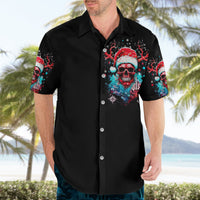 Skull Santa Claus Hawaiian Shirt It's Beginning To Look A Lot Like Fuck This - Wonder Print Shop