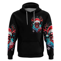 Skull Santa Claus Hoodie It's Beginning To Look A Lot Like Fuck This - Wonder Print Shop