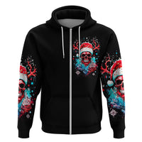 Skull Santa Claus Hoodie It's Beginning To Look A Lot Like Fuck This - Wonder Print Shop