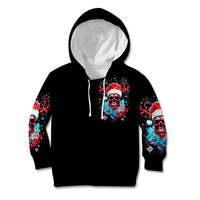 Skull Santa Claus Kid Hoodie It's Beginning To Look A Lot Like Fuck This - Wonder Print Shop