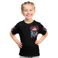 Skull Santa Claus Kid T Shirt It's Beginning To Look A Lot Like Fuck This - Wonder Print Shop