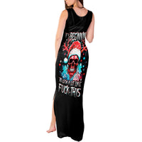 Skull Santa Claus Tank Maxi Dress It's Beginning To Look A Lot Like Fuck This - Wonder Print Shop