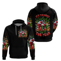 Skull Santa Claus Hoodie It's The Most Time Of The Year - Wonder Print Shop