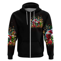 Skull Santa Claus Hoodie It's The Most Time Of The Year - Wonder Print Shop