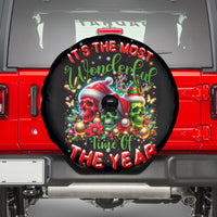 Skull Santa Claus Spare Tire Cover It's The Most Time Of The Year - Wonder Print Shop