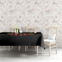 Skull Santa Claus Tablecloth It's The Most Time Of The Year - Wonder Print Shop