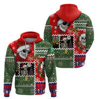Skeleton Santa Claus Hoodie Moodboard Skull Ugly Christmas - Wonder Print Shop