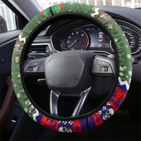 Skeleton Santa Claus Steering Wheel Cover Moodboard Skull Ugly Christmas - Wonder Print Shop