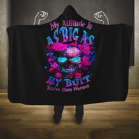sugar-skull-hooded-blanket-my-attitude-is-as-big-as-my-butt-youve-been-warned