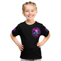 Sugar Skull Kid T Shirt My Attitude Is As Big As My Butt You've Been Warned - Wonder Print Shop