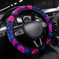 Sugar Skull Steering Wheel Cover My Attitude Is As Big As My Butt You've Been Warned - Wonder Print Shop