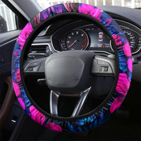 Sugar Skull Steering Wheel Cover My Attitude Is As Big As My Butt You've Been Warned - Wonder Print Shop