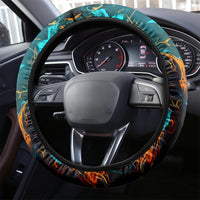 Flame Skull Steering Wheel Cover Never Mistake My Kindness For Weakness The Beast In Me Is Sleeping Noe Dead - Wonder Print Shop