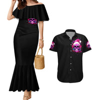 Sugar Skull Santa Couples Matching Mermaid Dress and Hawaiian Shirt I Wan't To Be A Nice Person But Everyone Is Just So Stupid - Wonder Print Shop