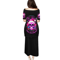Sugar Skull Santa Family Matching Puletasi Dress and Hawaiian Shirt I Wan't To Be A Nice Person But Everyone Is Just So Stupid - Wonder Print Shop
