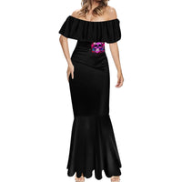 Sugar Skull Santa Mermaid Dress I Wan't To Be A Nice Person But Everyone Is Just So Stupid - Wonder Print Shop