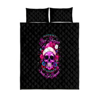 Sugar Skull Santa Quilt Bed Set I Wan't To Be A Nice Person But Everyone Is Just So Stupid - Wonder Print Shop