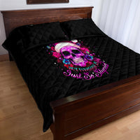 Sugar Skull Santa Quilt Bed Set I Wan't To Be A Nice Person But Everyone Is Just So Stupid - Wonder Print Shop