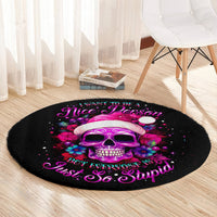 sugar-skull-santa-round-carpet-i-want-to-be-a-nice-person-but-everyone-is-just-so-stupid